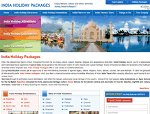 Tablet Screenshot of holiday-packagesindia.com